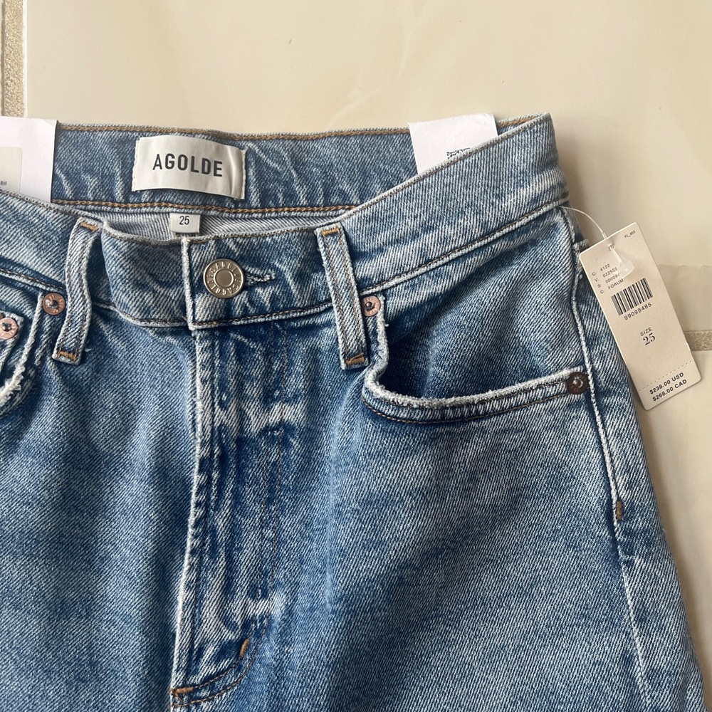 AGOLDE Ren High-Rise Crop Wide-Leg Jeans NWT Forum - Picture 10 of 16